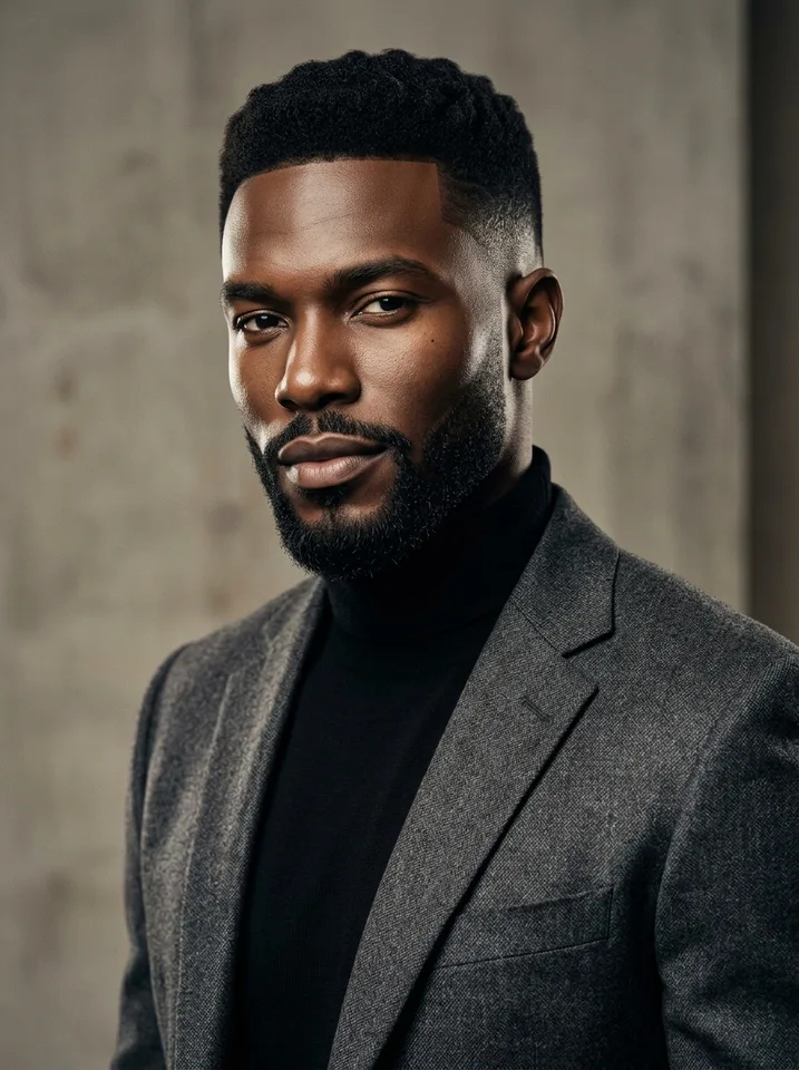 Barbershop Before The Viral Post glow-up template preview